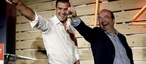 PEDRO S&aacute;nchez y Miquel Iceta en