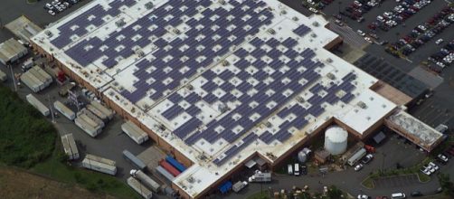 Solar Panels on Caguas, Puerto Rico Walmart. - [Image credit &ndash; Walmart Corporate / Wikimedia Commons]