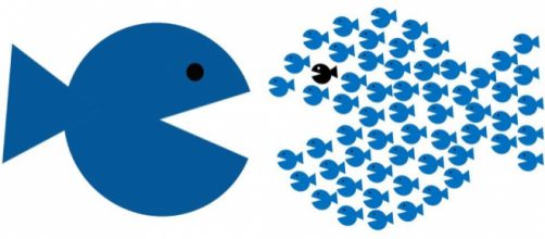 Esta Imagen ejemplifica como las Pymes constituyen una parte importante la econom&iacute;a a comparaci&oacute;n de las grandes empresas. Tomada de IPYME.