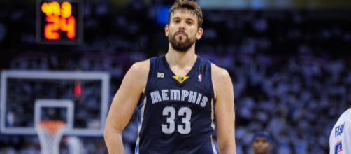 Marc Gasol, the Big Spaniard, is a potential trade target for several teams this season. &ndash; [image credit: GD Highlights/Youtube]