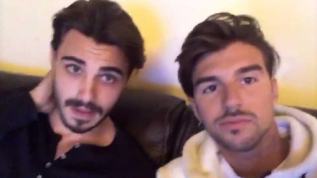 Francesco Monte scrive un messaggio per Andrea Damante