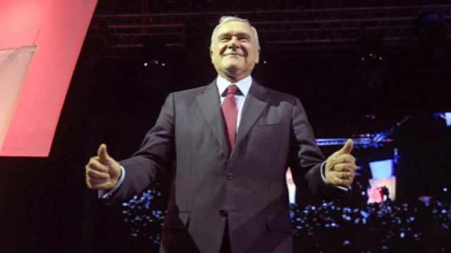 Il presidente Pietro Grasso, neocandidato della Cosa Rossa