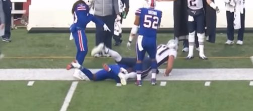 Rob Gronkowski was suspended for a late hit. - [Highlight Heaven / YouTube screencap]