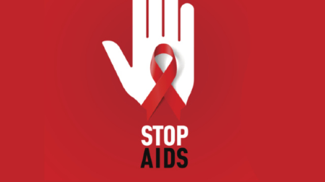 Logo campagna di sensibilizzazione contro l'AIDS. Foto da Internet.