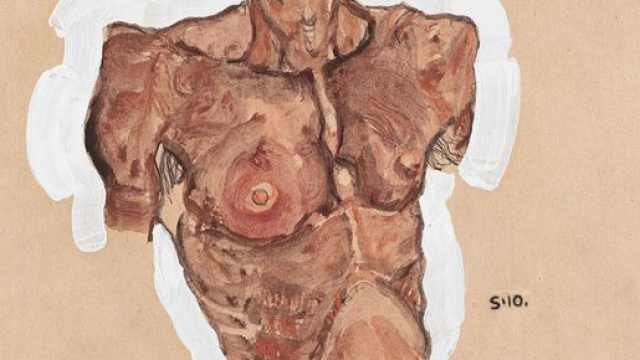 Nudo di uomo di Egon Schiele. Fonte: pinterest