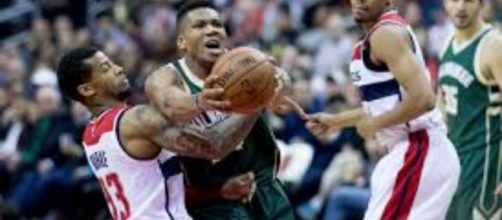 Giannis Antetokounmpo has been playing at an elite level to start the season. - [Image Source: Flickr | Keith Allison]