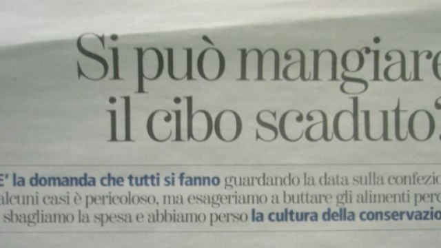 Cibo scaduto: ecco entro quando e quali tipi si possono consumare