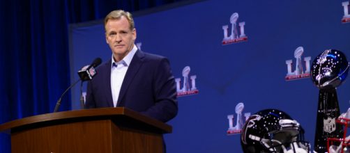 Roger Goodell speaks at press conference. - [Image via WEBN-TV/Flikr]