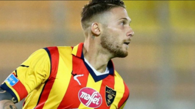 Caturano, attaccante del Lecce.