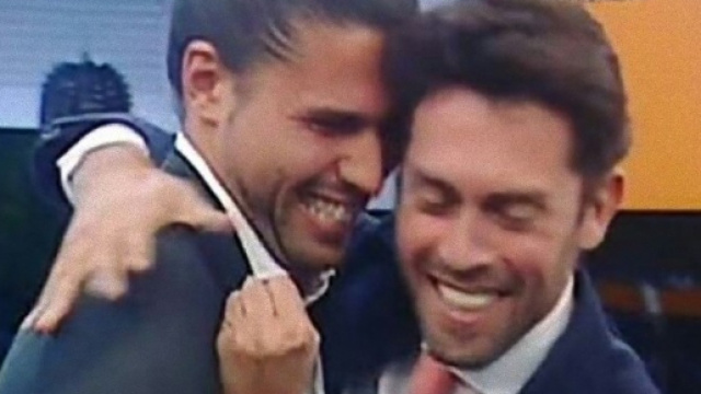 Luca Onestini e Raffaello Tonon, serate di coppia in discoteca