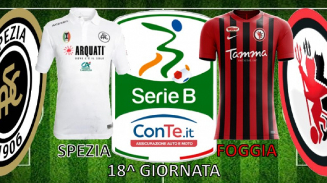 Spezia e Foggia si sfideranno questa sera allo stadio "Picco" nella 18^ giornata del campionato di Serie B ConTe.it