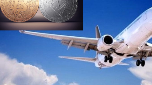Una compagnia aerea americana ora accetta pagamenti in BTC e ETH