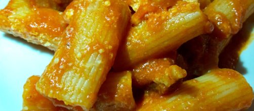 Best ever amatriciana at Flavio Al Velavevodetto [Image via Robert Rosenthal]