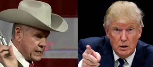 Roy Moore, Donald Trump, via Twitter