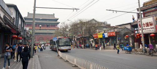 Street scene of Beijing (Image credit &ndash; Daniel Case, Wikimedia Commons)