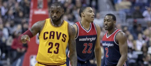 LeBron James talks about the loss to the Pacers. Image Credit: Keith Allison / Flickr