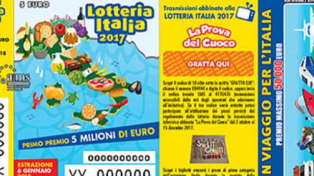 Comunicati i biglietti vincenti della Lotteria Italia 2018