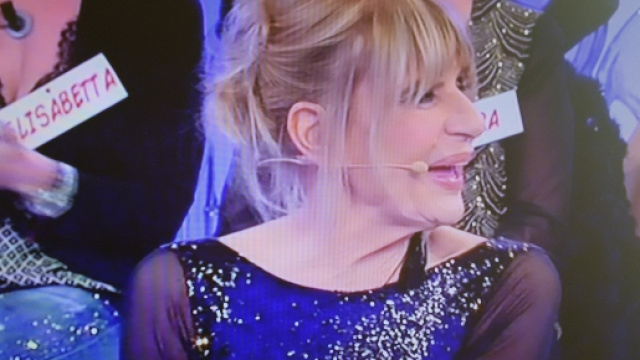 Gemma Galgani durante la puntata del 1 Febbraio