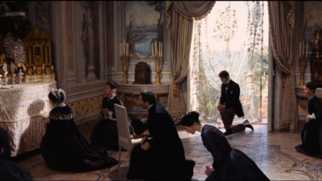 Una scena del Gattopardo di Luchino Visconti