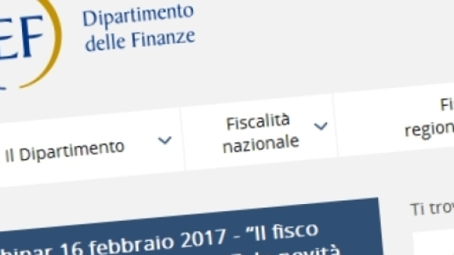 Iniziativa on line del Dipartimento delle finanze del Mef