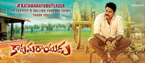 Pawan Kalyan from 'Katamarayudu' (Image credits: Twitter.com/Nseplofficial)
