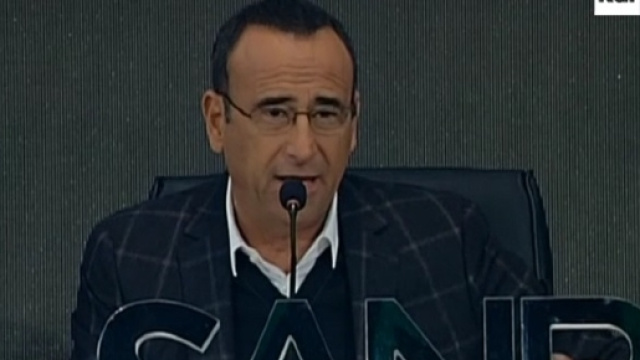 Sanremo 2017: conferenza stampa dell'11 febbraio, in attesa della finale.