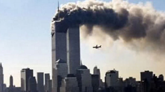 Un'immagine del tragico 11 Settembre 2001