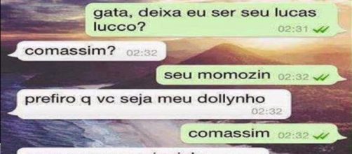 Cantada Lucas Lucco (Fonte: http://tctdesobra.blogspot.com.br/2015/07/whats-cantadas.html)