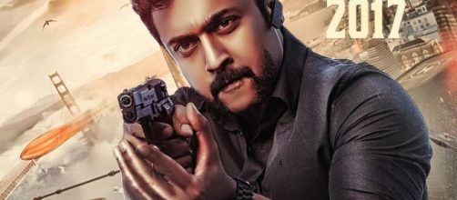 Suriya from 'Singam 3' (Image credits: Twitter.com/bibinsudarsanan)