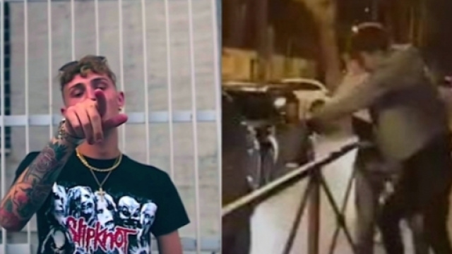 Dark Side, uno dei membri della Dark Polo Gang.