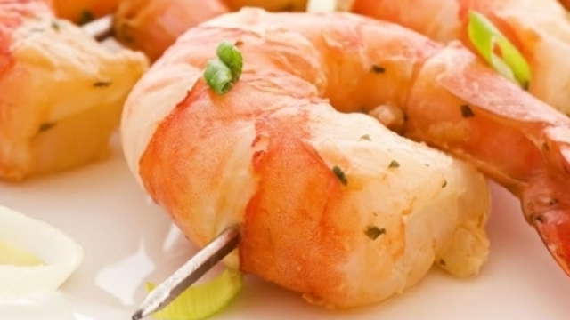 Gamberoni con salsa al curry di Anna Moroni