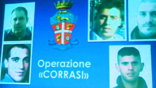 Nell'operazione "Corrasi" sono state arrestate cinque persone.
