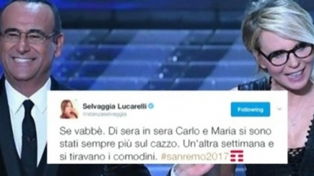 Selvaggia Lucarelli contro la De Filippi e Conti
