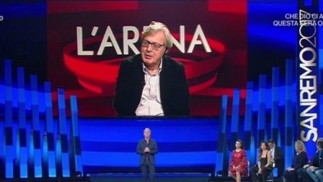 Sgarbi e Iva Zanicchi ricordano il monologo di Benigni a Sanremo.