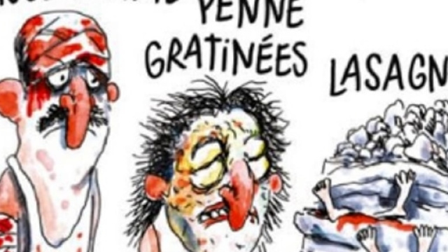 Vignetta di Charlie Hebdo sul terremoto in Italia - today.it