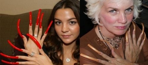 O tamanho das unhas dessas mulheres impressiona