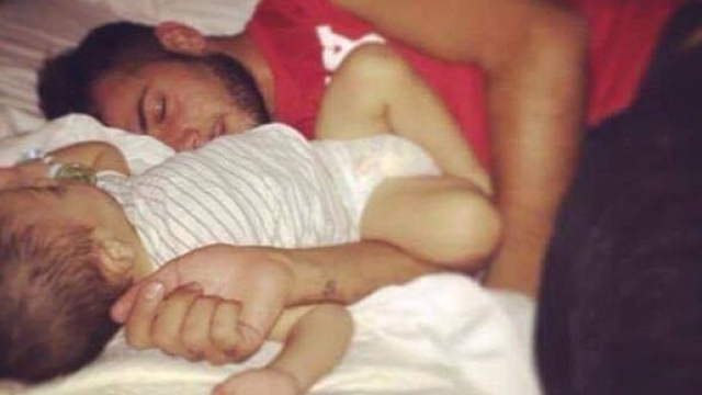 Aldo Palmeri e il piccolo Niccol&ograve;