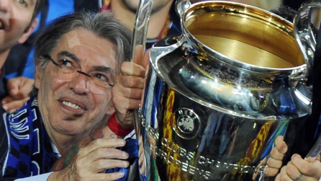 Inter, l'ottimismo di Moratti: "Ridotto il gap con la Juventus"