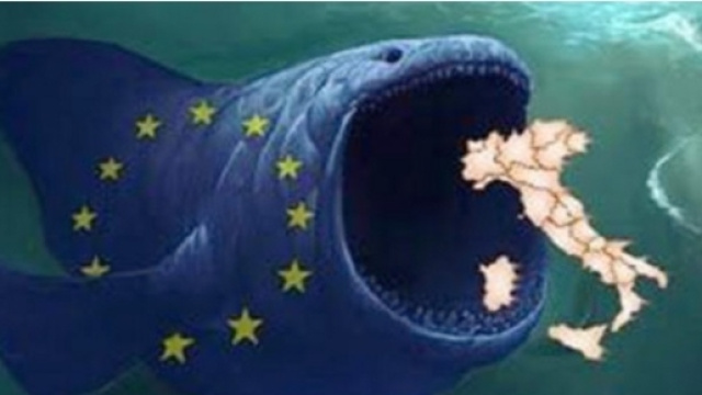 L'euro &egrave; stato un disastro per l'economia italiana.