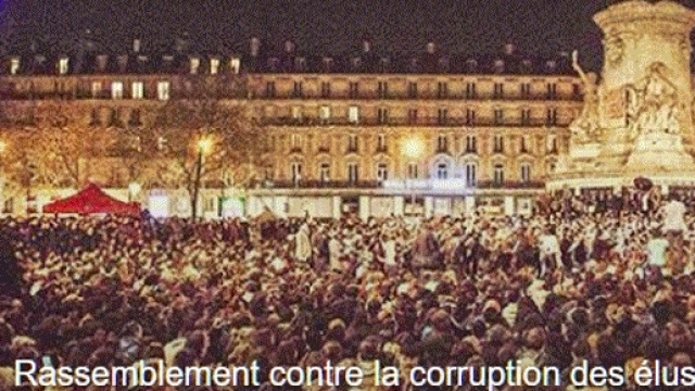 Un rassemblement s'organise pour dimanche prochain 19 f&eacute;v., pl. de la R&eacute;publique &agrave; Paris, &agrave; partir de 15 heures, contre la corruption des &eacute;lus