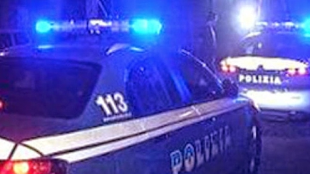 Alcune auto della Polizia di Stato