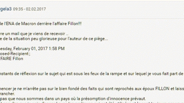 Bravo, on a tout compris ; la source du Penelopegate, c'est l'entourage d'Emmanuel Macron. Limpide, &eacute;vident.