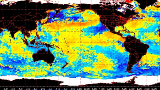 Il riscaldamento delle acque del pacifico dovute alle correnti calde el nino (noaa.gov)