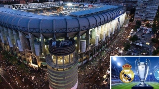 Real Madrid-Napoli, tifosi azzurri all'arrembaggio del Santiago Bernabeu