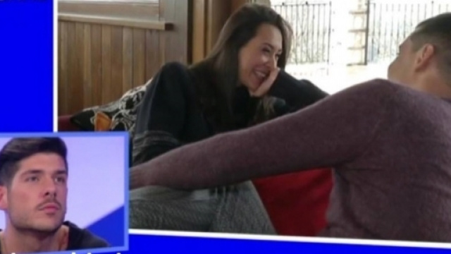 Sonia in esterna con Emanuele. Nel riquadro Federico