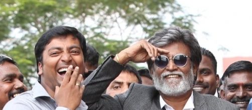 A working still form 'Kabali' (Image credits: Twitter.com/kalaiactor)