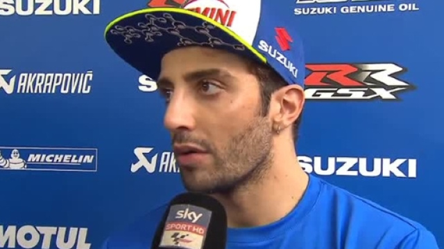 Andrea Iannone, pilota della Suzuki