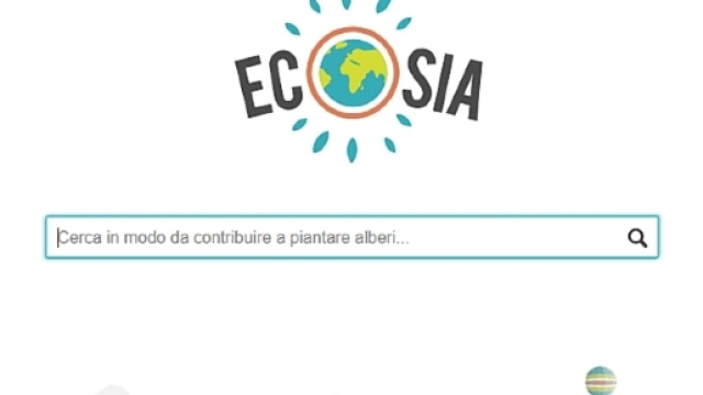 Barra di ricerca di ecosia.org