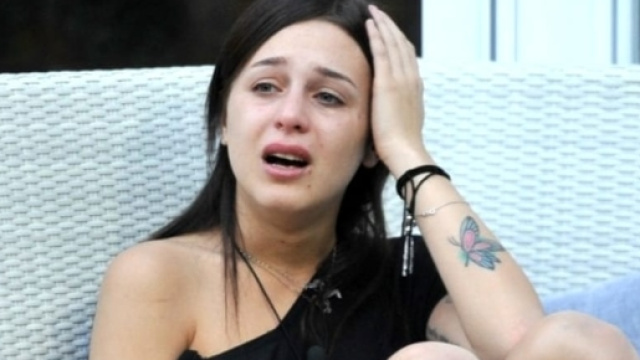 Gf Vip, Asia Nuccetelli in lacrime.