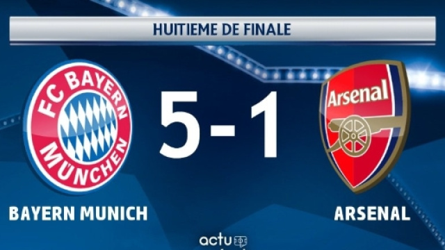 Le Bayern Munich &eacute;crase Arsenal ! (Image : scoopnest )